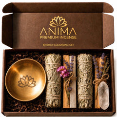 Anima set en caja elegante listo para regalo y ritual, presentación cuidada
