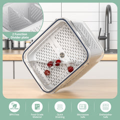 Anysig detalle de tapa con sello de silicona que asegura hermeticidad