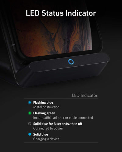 Anker 313 comparación de tamaño junto a un teléfono para referencia clara