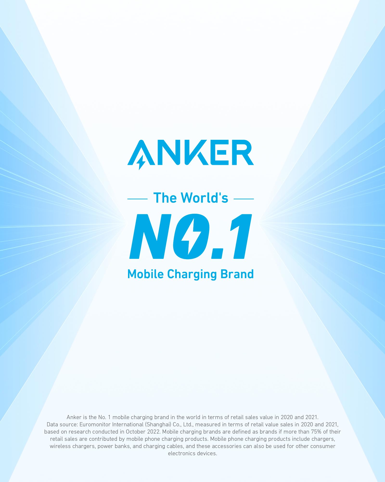 Anker 323 vista cercana de puerto USB-C y USB-A para carga rápida y simultánea