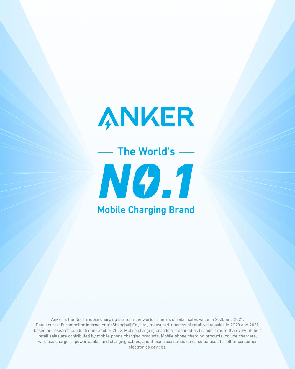 Anker 323 vista cercana de puerto USB-C y USB-A para carga rápida y simultánea