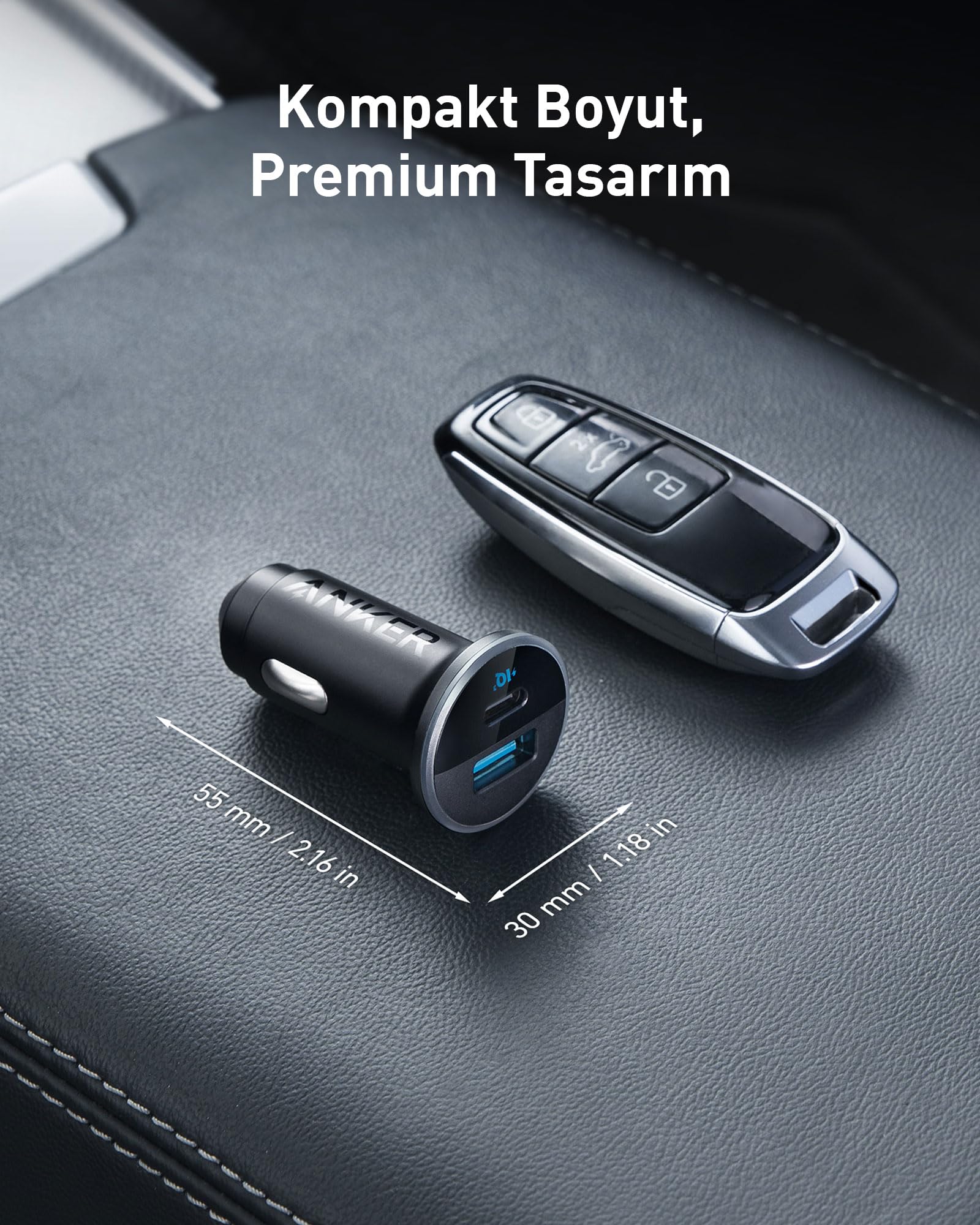 Anker 323 detalle del acabado robusto que transmite durabilidad y agarre seguro