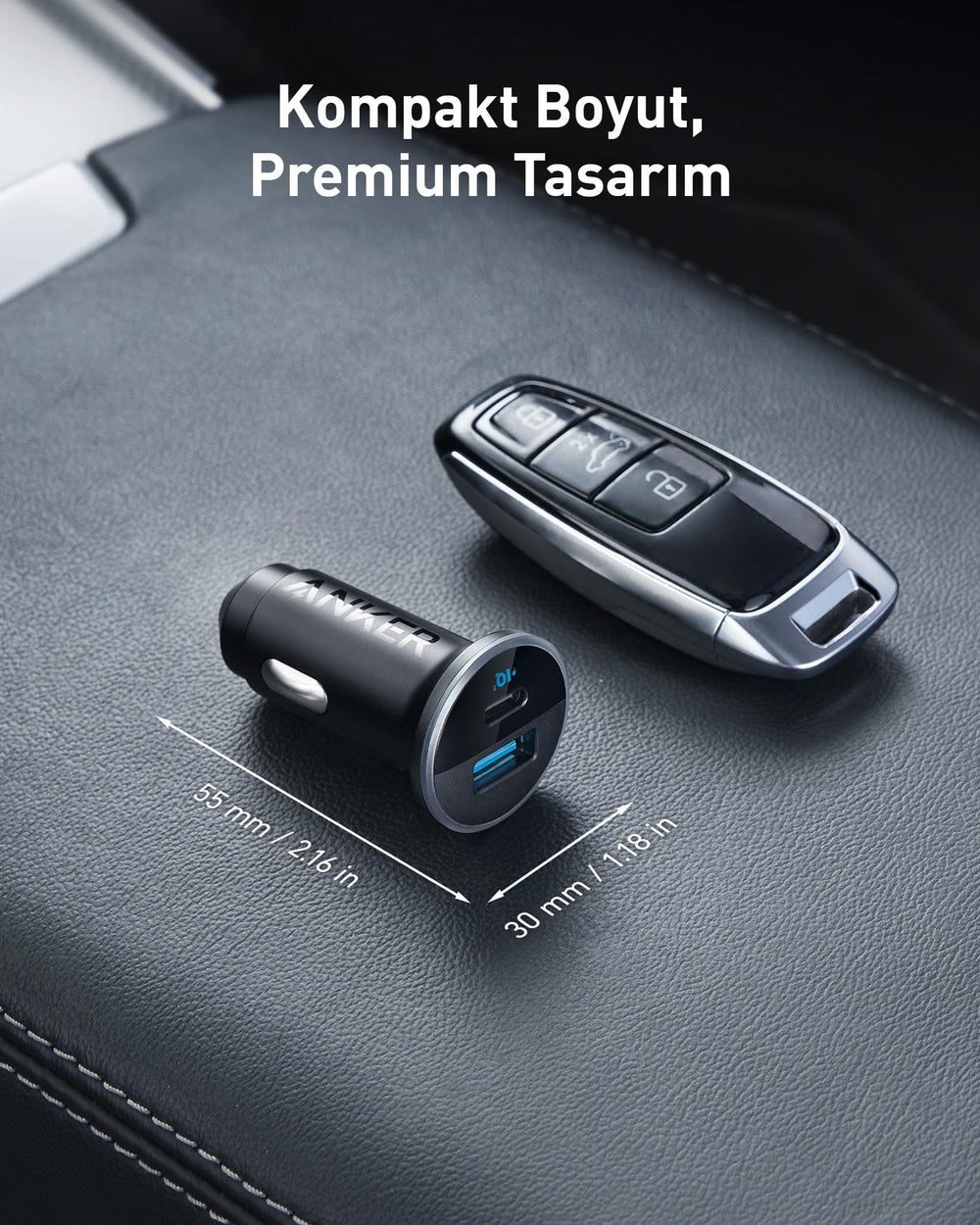 Anker 323 detalle del acabado robusto que transmite durabilidad y agarre seguro