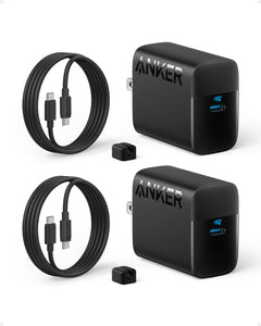 Anker 45W front view showing compact charger and ports for fast charging