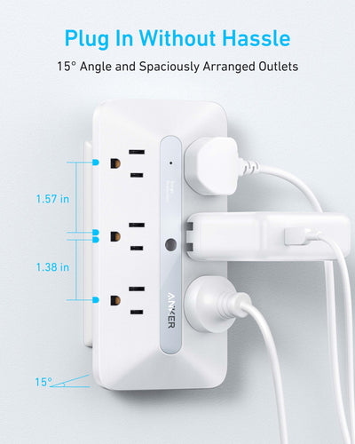 Anker tamaño en mano para comparar escala y portabilidad del producto