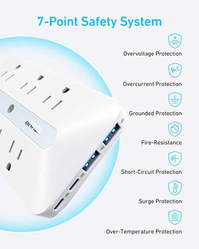 Anker caja y accesorios incluidos con garantía y guía de bienvenida