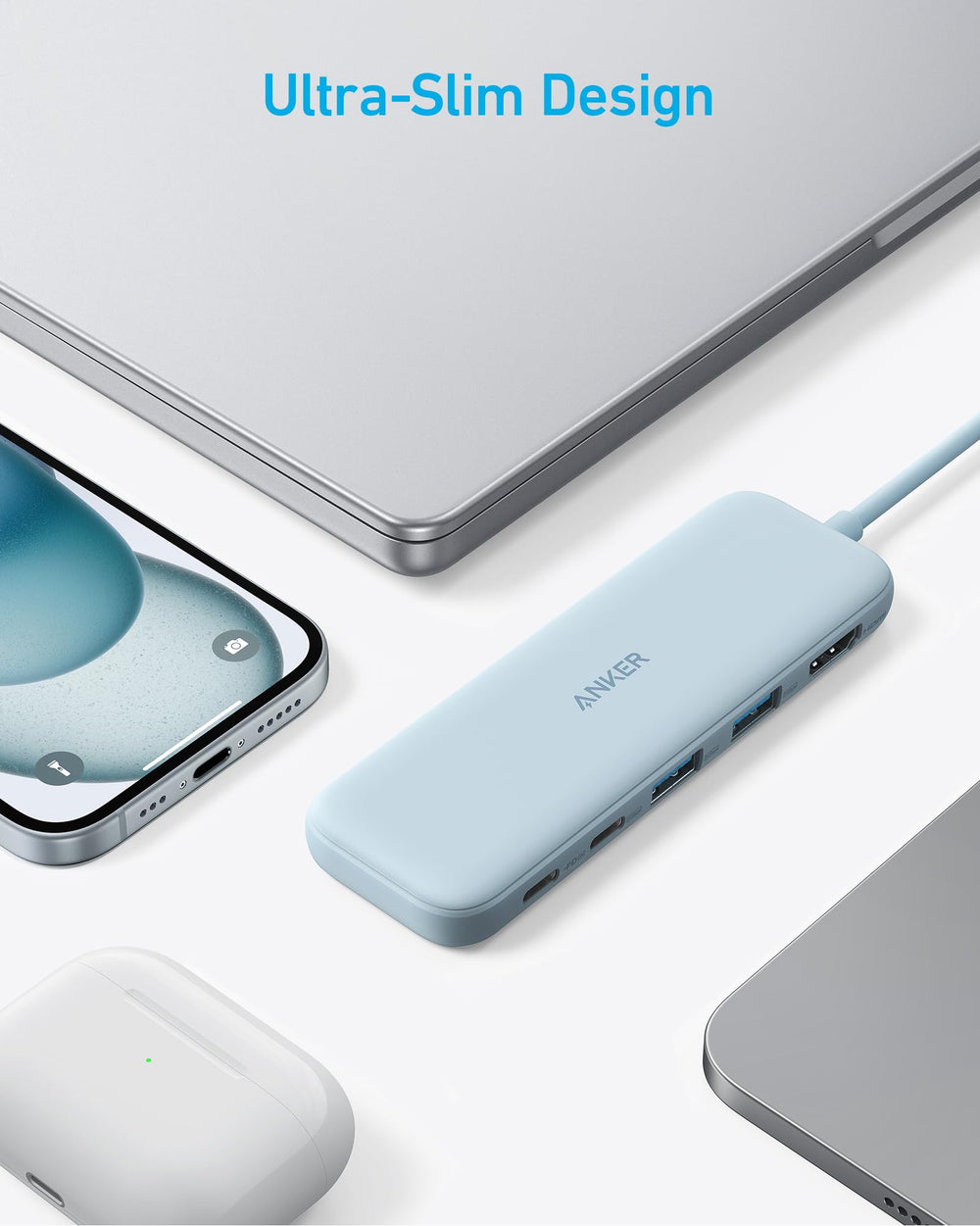 Anker embalaje del producto con guía y garantía listos para uso