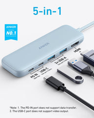 Anker detalle del puerto HDMI 4K que permite pantalla externa