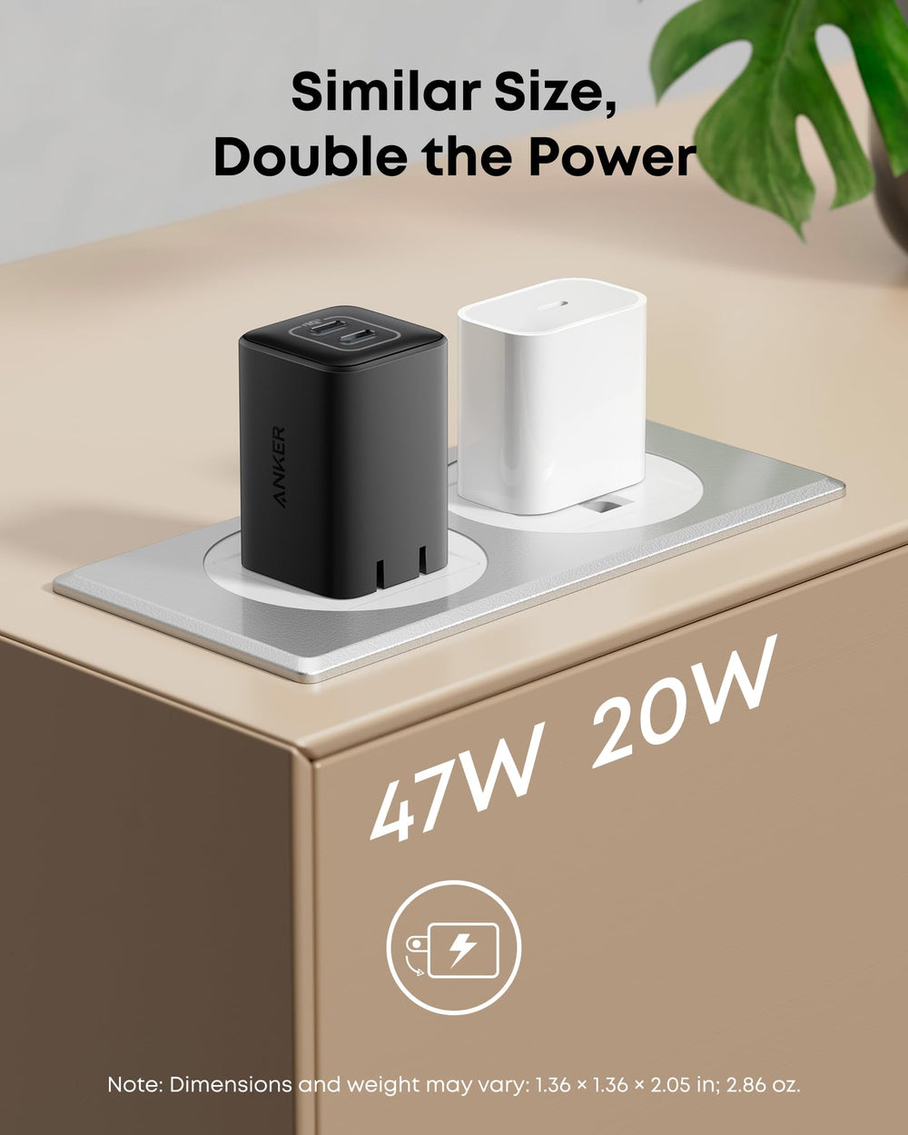 Anker Nano cargando teléfono y tablet a la vez, multipuerto eficiente y rápido