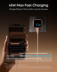 Anker Nano detalle textura y clavijas plegables para mayor durabilidad
