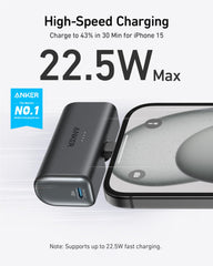 Anker Nano conector USB-C plegable integrado que evita enredos y facilita uso