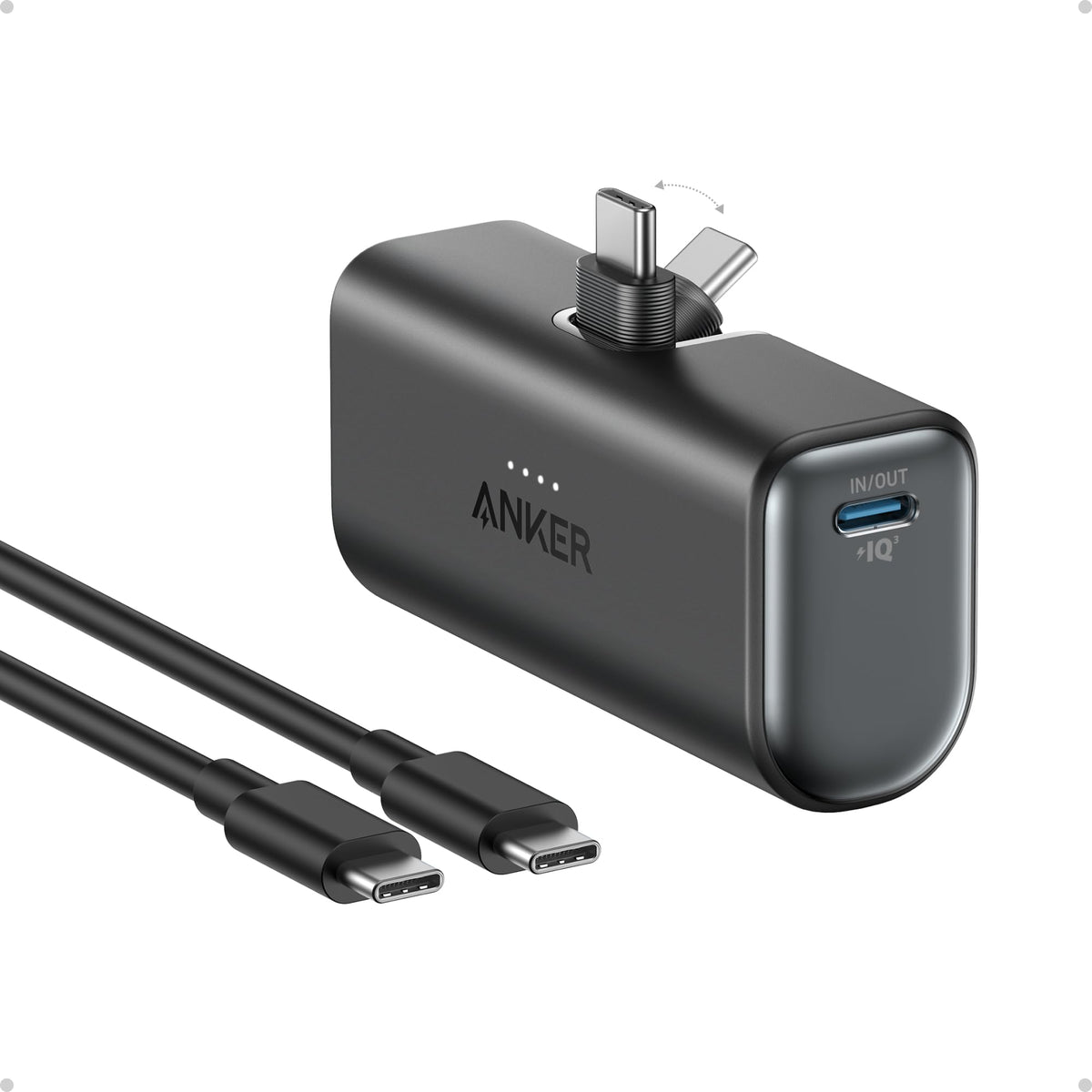 Anker Nano frontal mostrando diseño compacto y portátil beneficio carga rápida