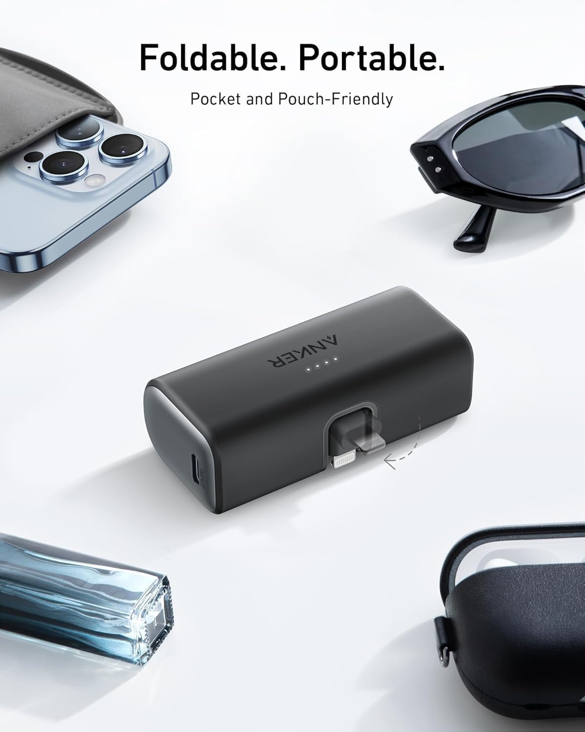 Anker Nano en mano demostrando tamaño de bolsillo y portabilidad
