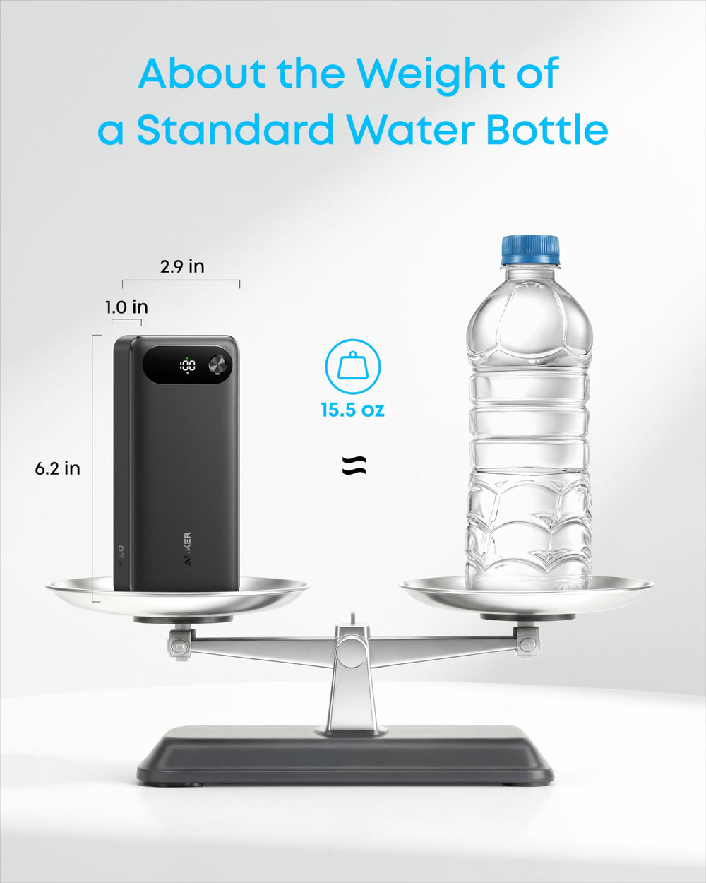 Anker packed in travel bag showing airline-ready convenience benefit