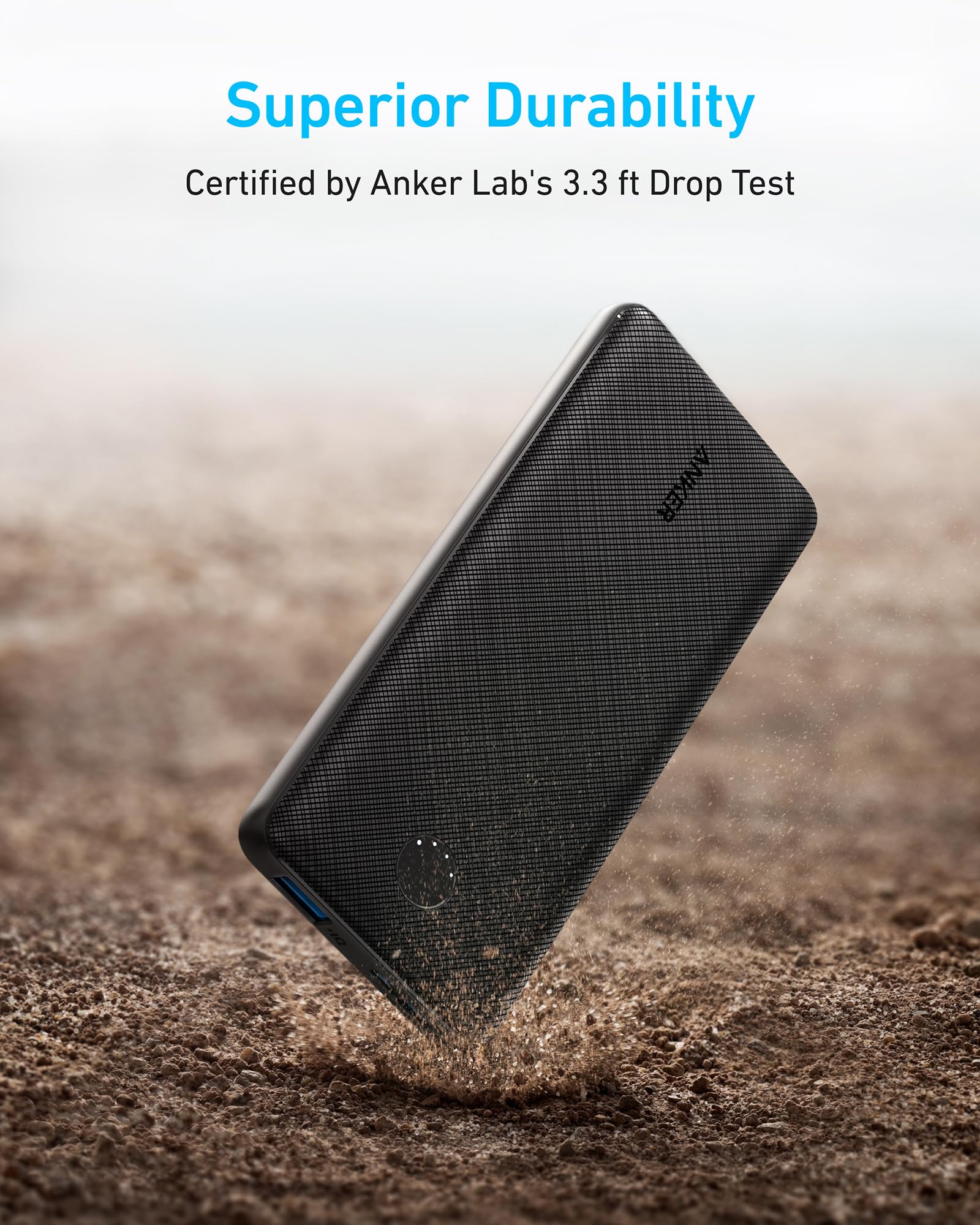 Anker PowerCore Slim puerto USB-C bidireccional para carga rápida
