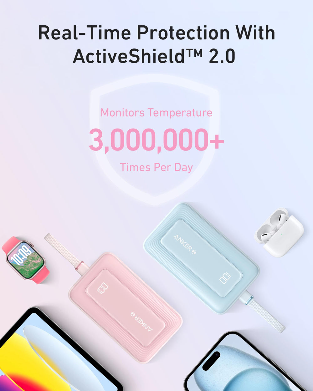 Anker Zolo dentro de una mochila ideal para viajes y desplazamientos