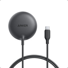 Anker Zolo vista frontal del cargador magnético para carga rápida y alineación segura