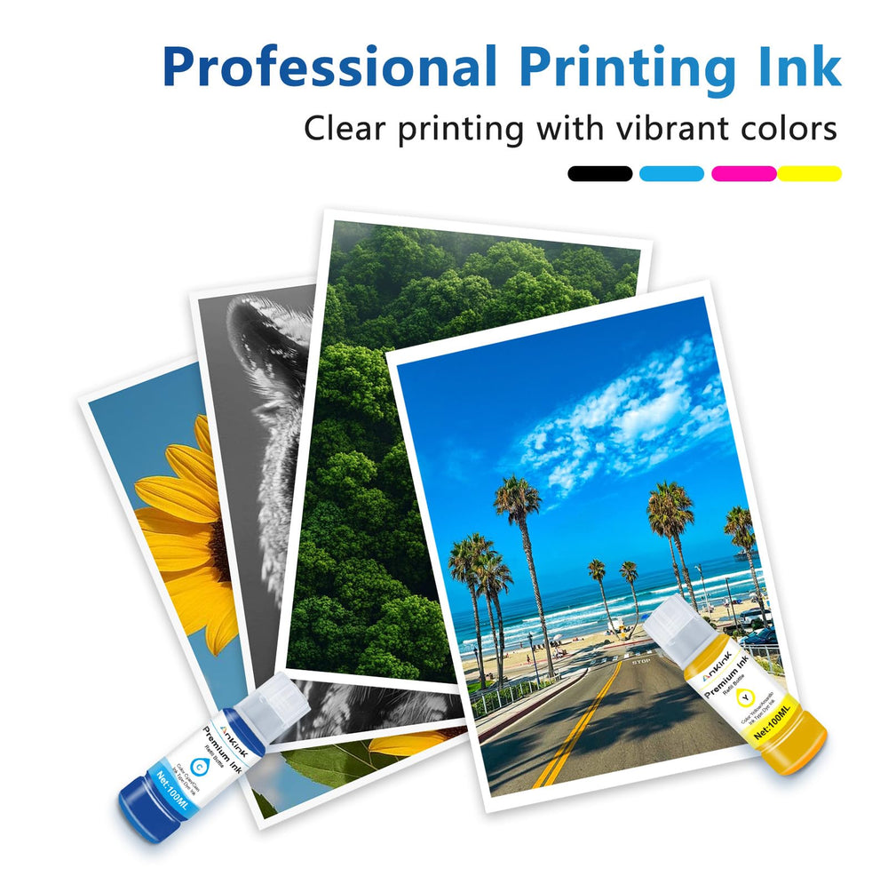 Ankink gota de tinta cian mostrando fluidez y colores vivos en impresiones
