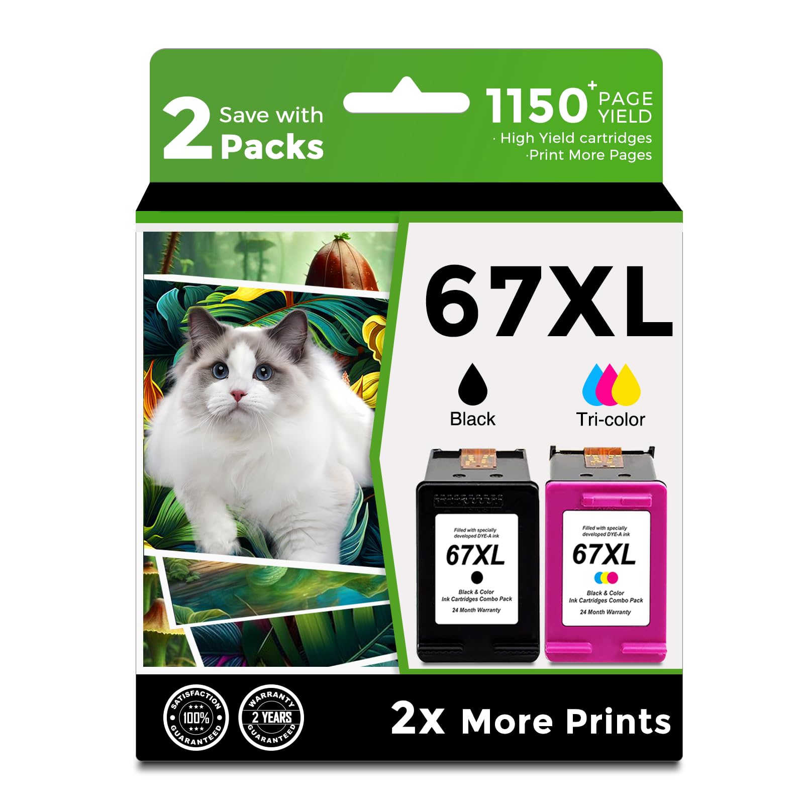 Ankink 67XL caja frontal mostrando el pack y ahorro