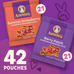 Annie's close-up de gomitas con forma de conejito, textura atractiva y uniforme