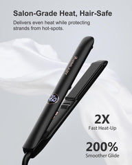 ANNLARY plancha creando ondas fáciles y resultado duradero