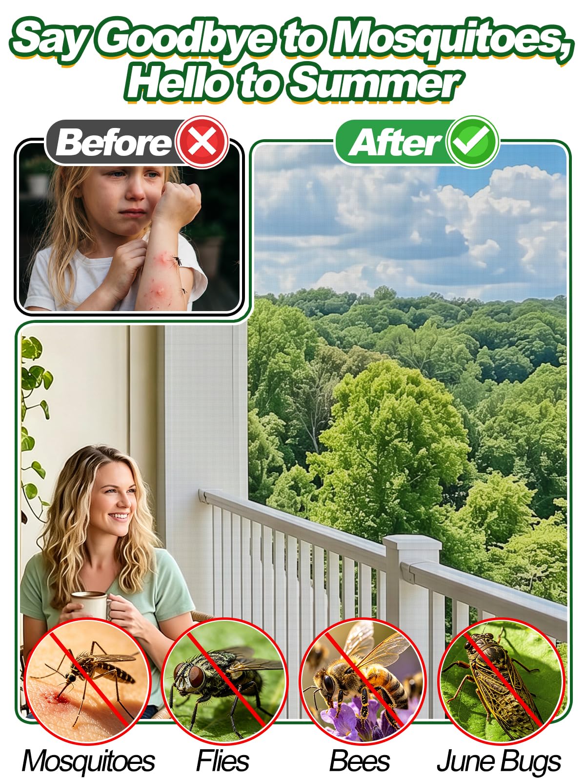 ANPHSIN net covering vegetable bed protecting plants from pests