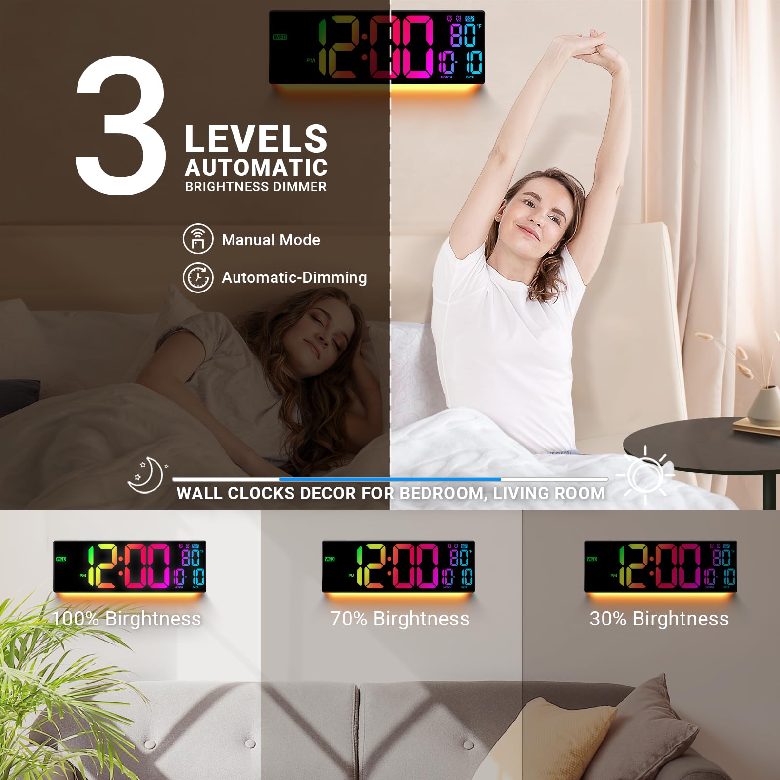 ANSOPER mounted in classroom for clear timekeeping and organized lessons