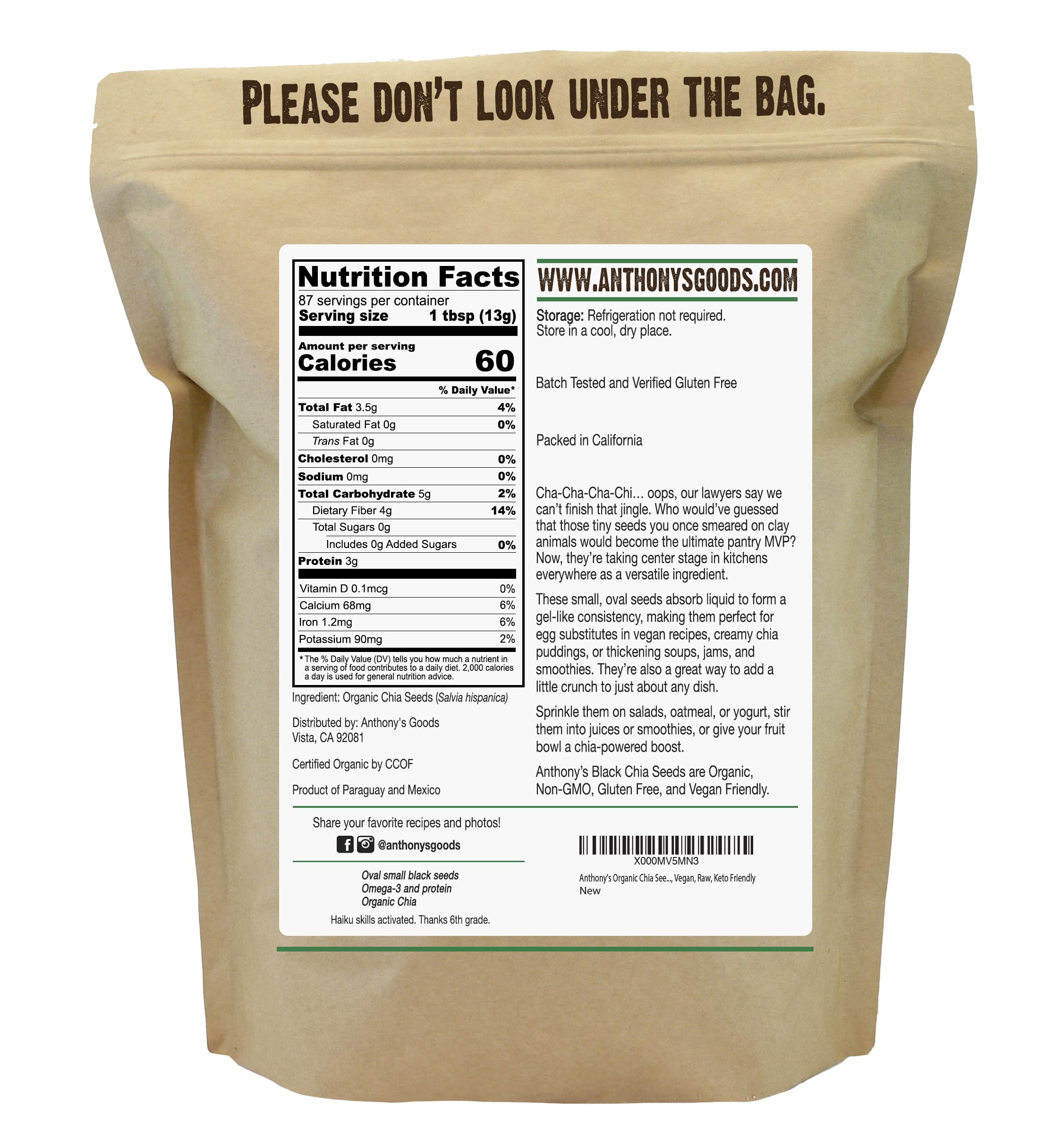 Anthony's close-up seeds texture highlighting gel potential and consistent quality