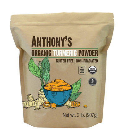 Anthony's paquete frontal mostrando 2 lb y sello USDA Organic, claridad del producto