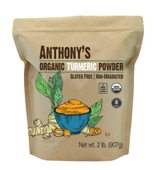 Anthony's paquete frontal mostrando 2 lb y sello USDA Organic, claridad del producto