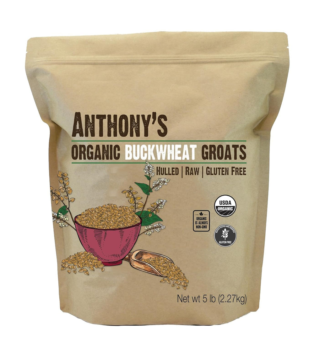 Anthony's etiqueta orgánica y sin gluten, certificación visible