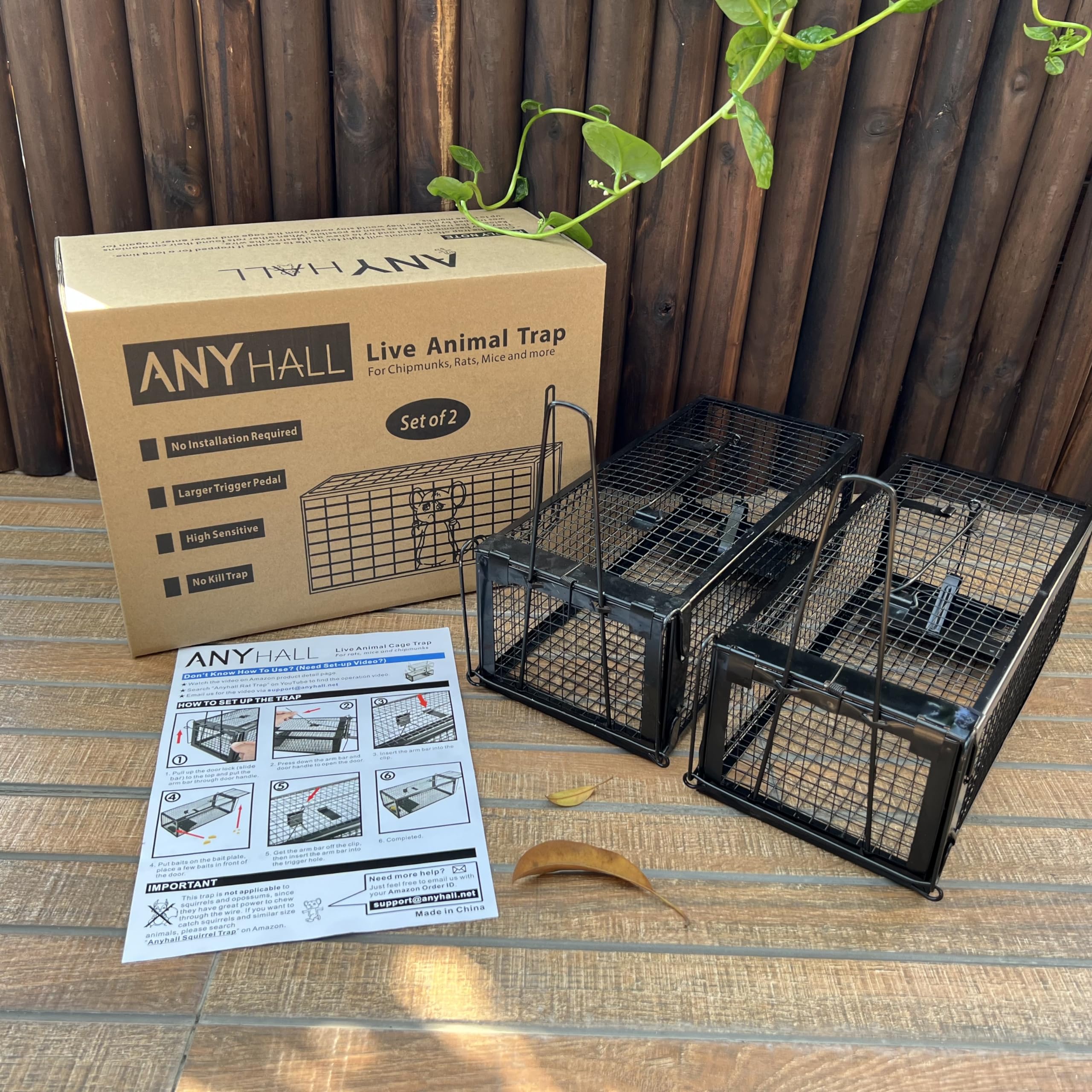Anyhall jaula interior limpia lista para reutilizar, fácil mantenimiento