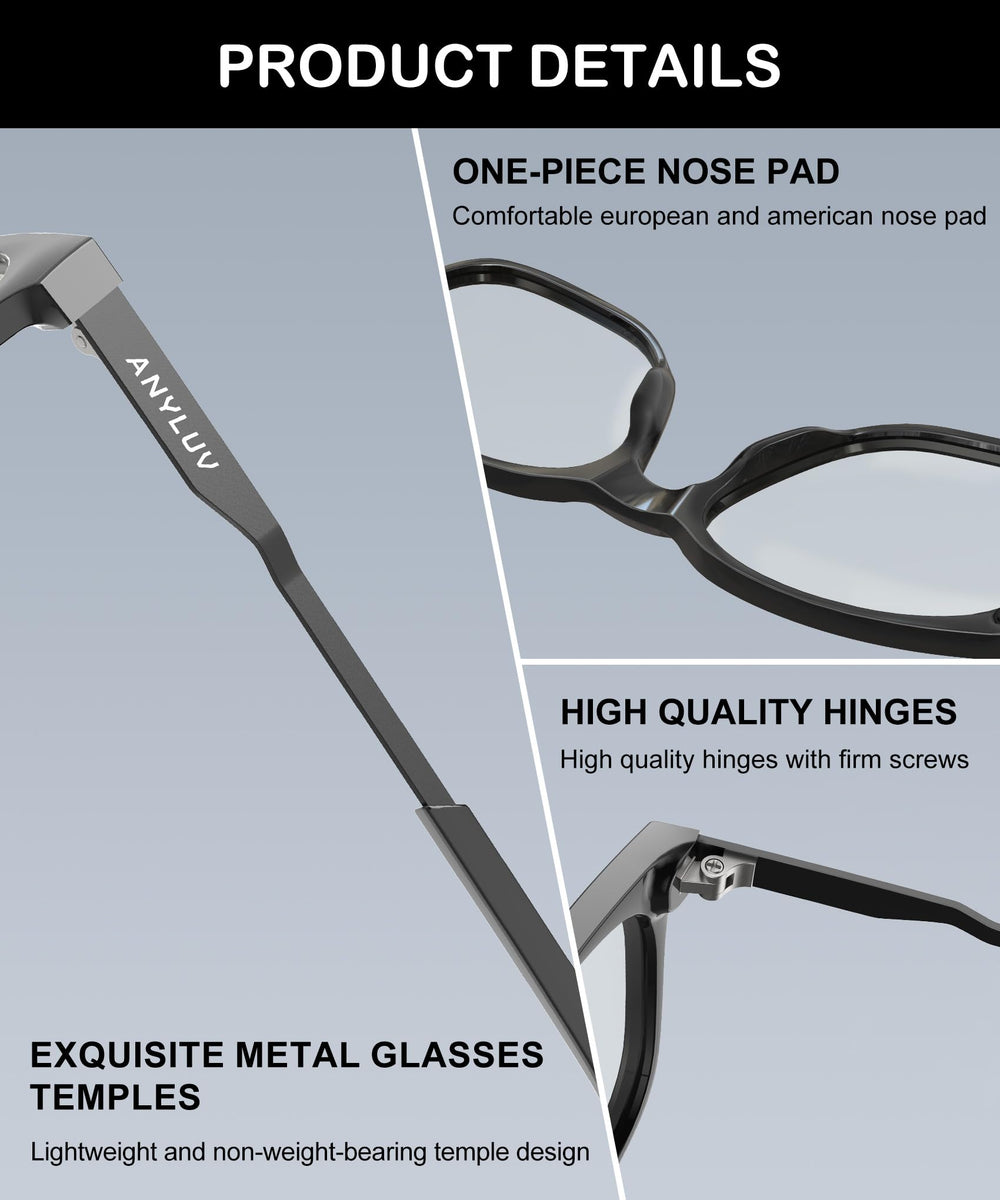 ANYLUV gafas en uso con ordenador para reducir fatiga visual