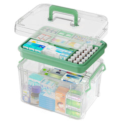 ANYPROLUS vista frontal caja transparente para localizar medicamentos rápido