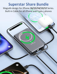 Aobbow detalle del cable integrado listo para uso rápido y sin enredos