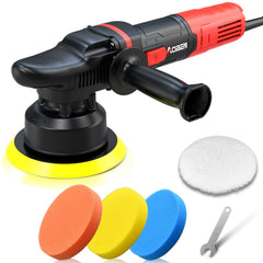 AOBEN pulidora frontal empaquetada mostrando kit completo y beneficios de rendimiento