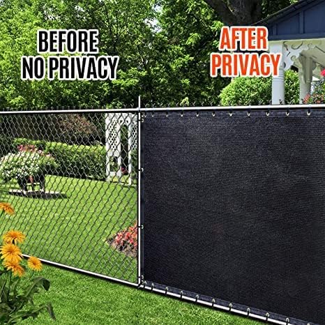 AofeiGa patio con pantalla proporcionando privacidad y ambiente acogedor