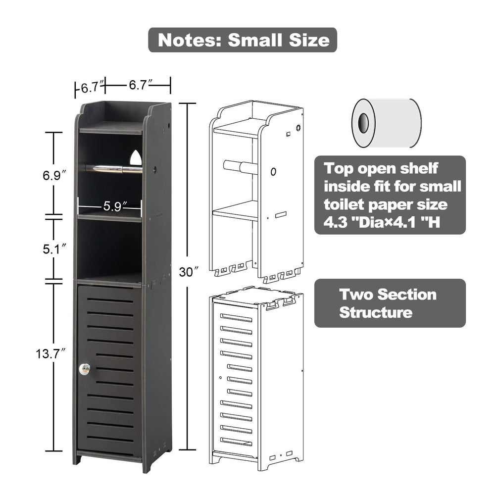 AOJEZOR in small bathroom scene illustrating renter-friendly, drill-free solution