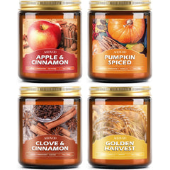 AOOVOO pack frontal de velas otoñales que ambienta con calidez