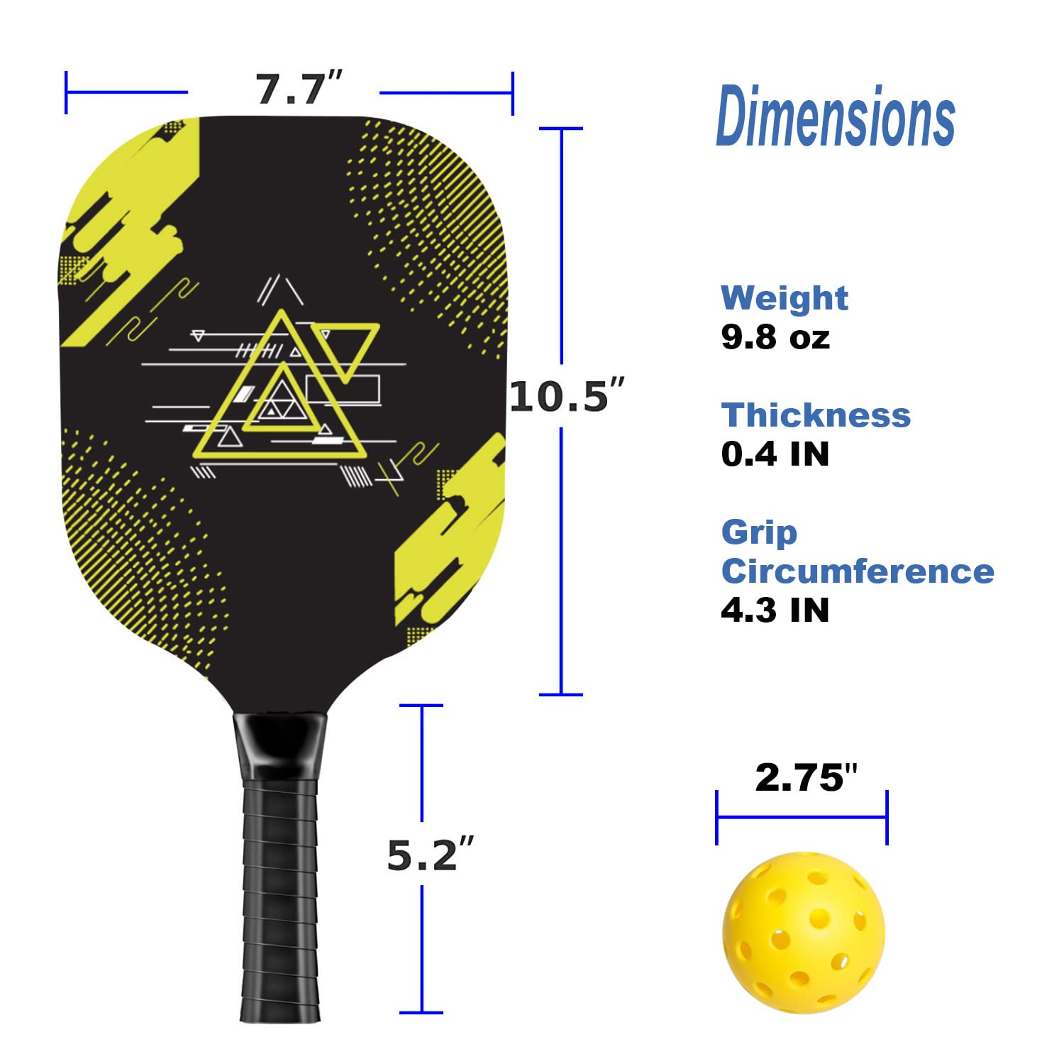 AOPOUL conjunto de palas en colores distintos para identificar jugadores