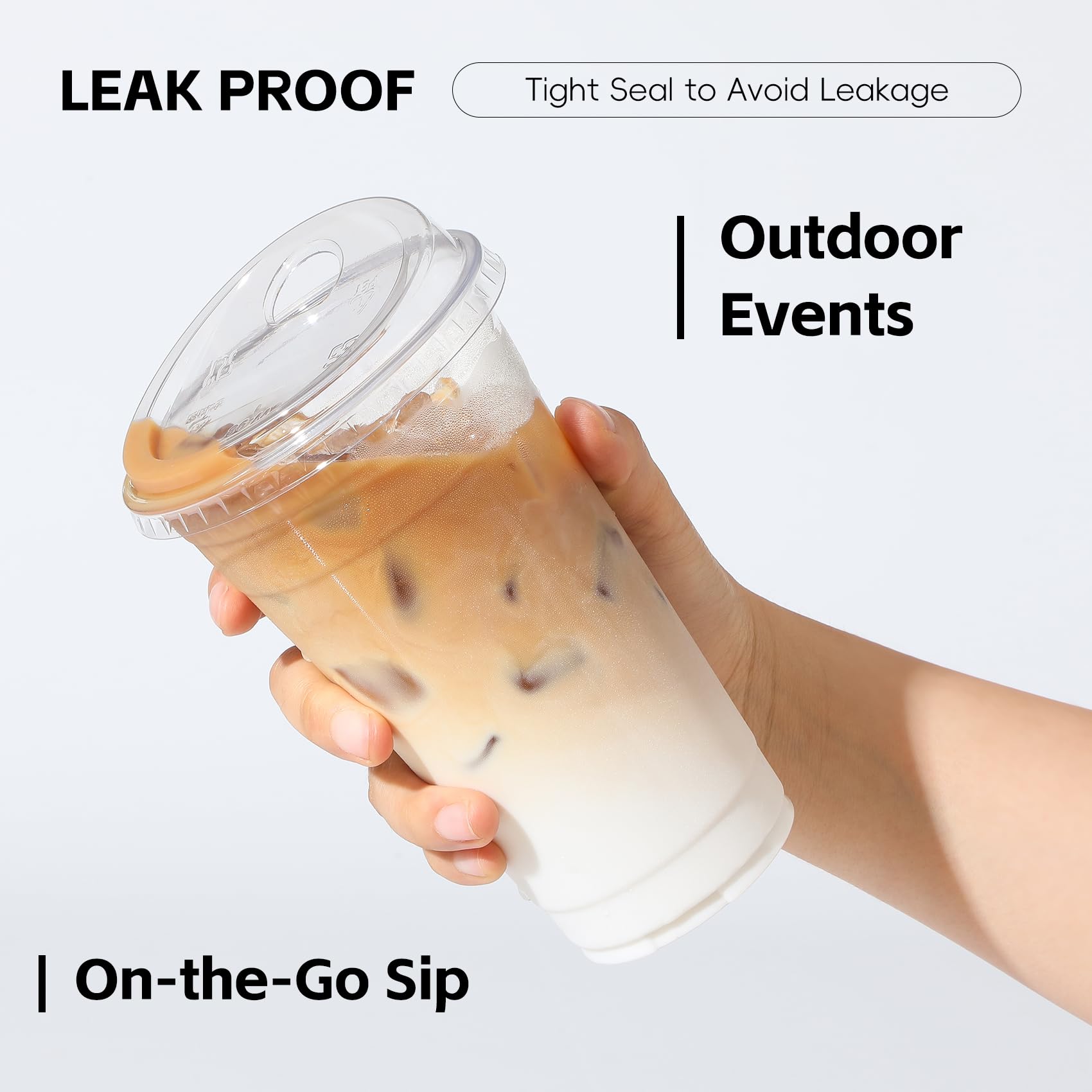 AOZITA comparación de tamaño 24 oz para porciones generosas