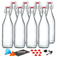 AOZITA front view of full 8-pack bottles showing included accessories benefit organization