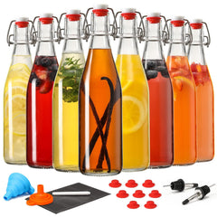 AOZITA paquete frontal con ocho botellas y accesorios, ideal para conservar bebidas