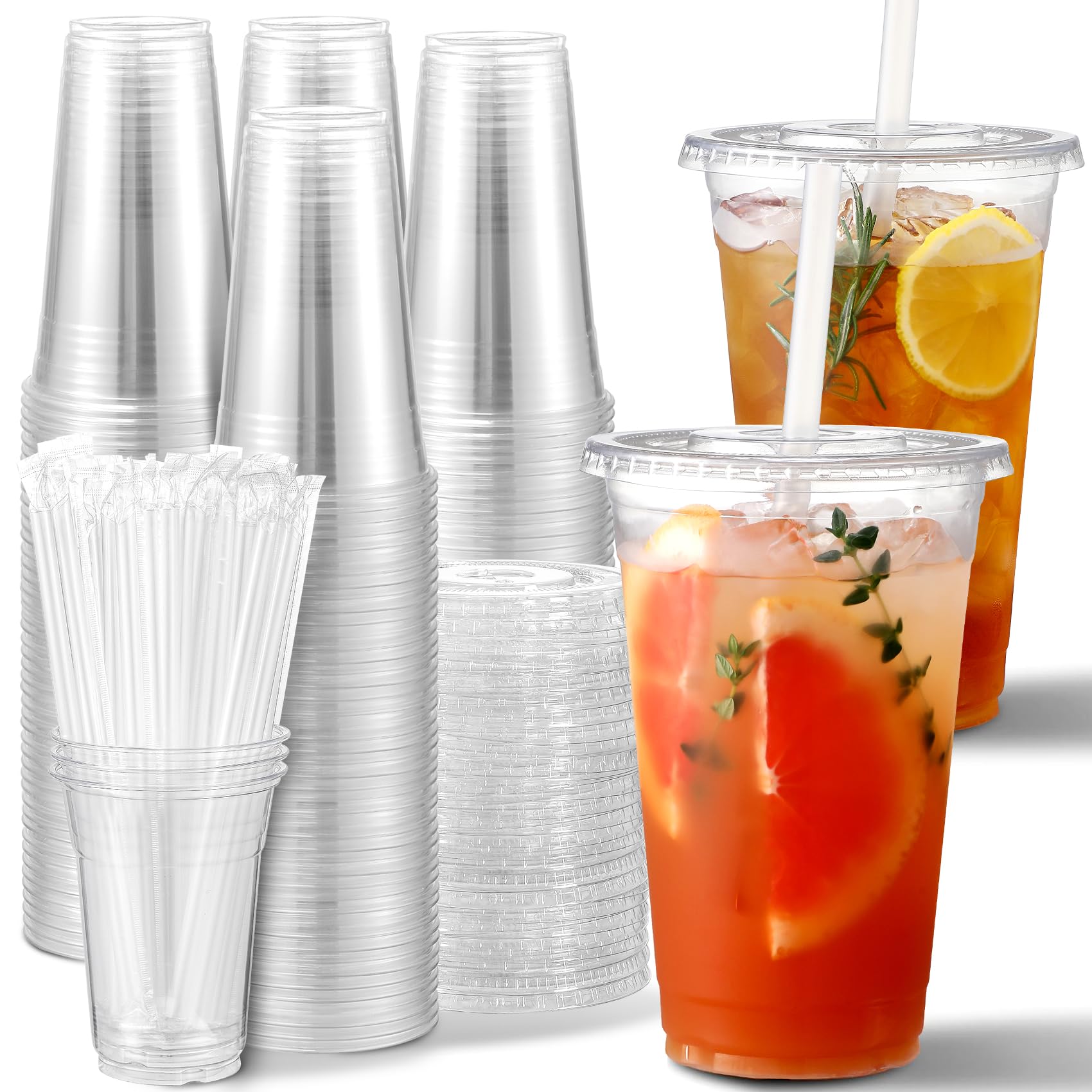 AOZITA vaso frontal 20 oz mostrando claridad y capacidad