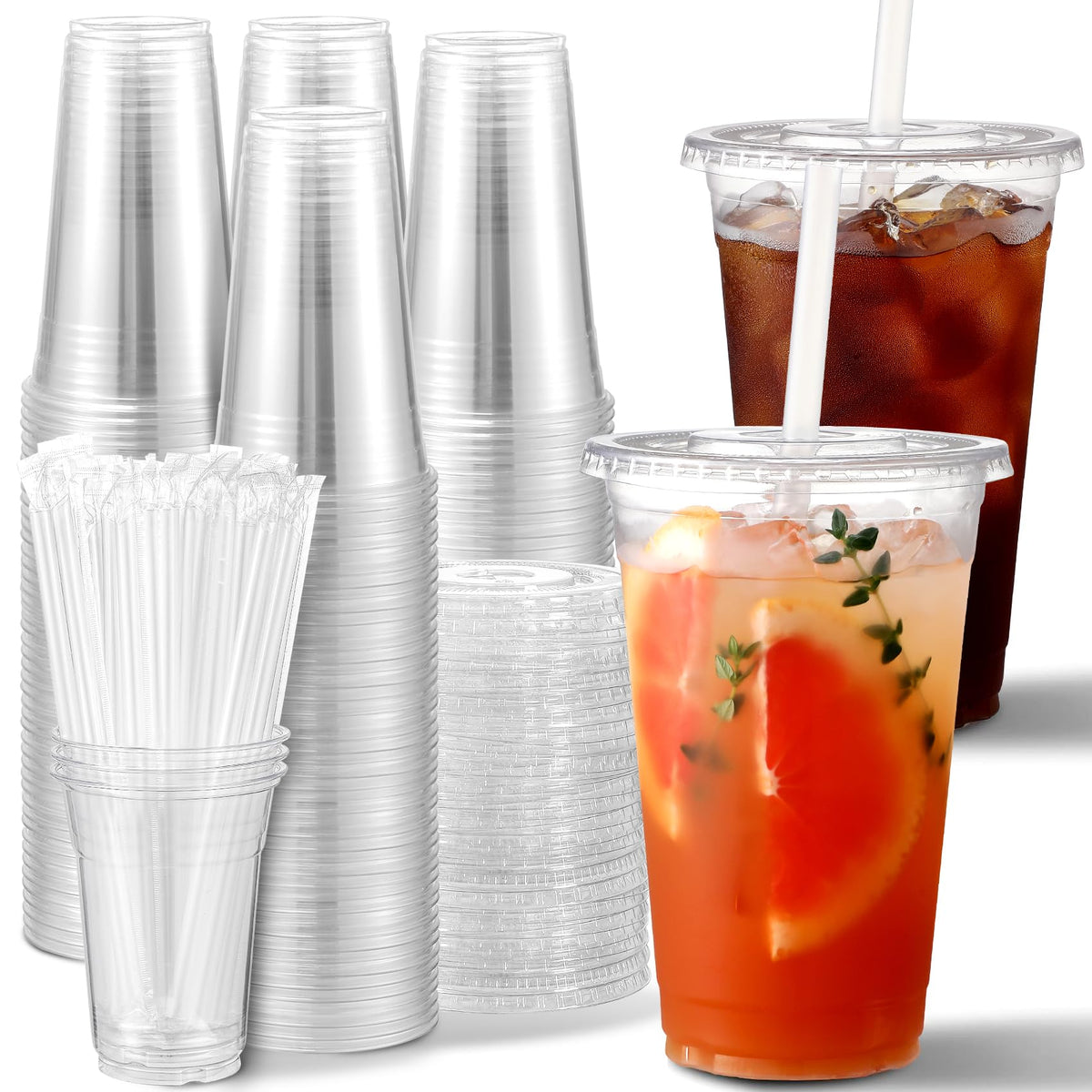 AOZITA vaso frontal con tapa mostrando claridad y seguridad