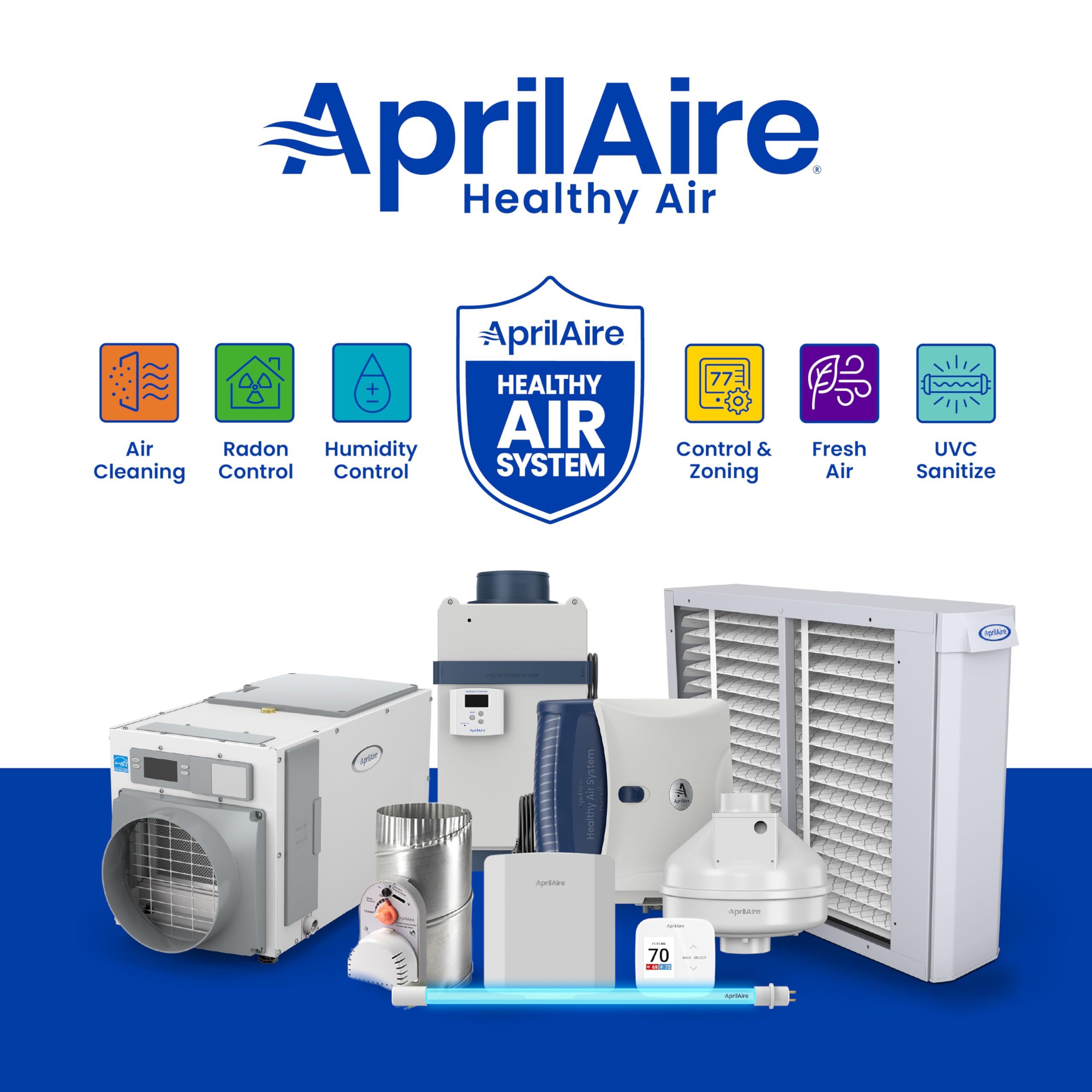 AprilAire made-in-usa label highlighting domestic manufacturing quality