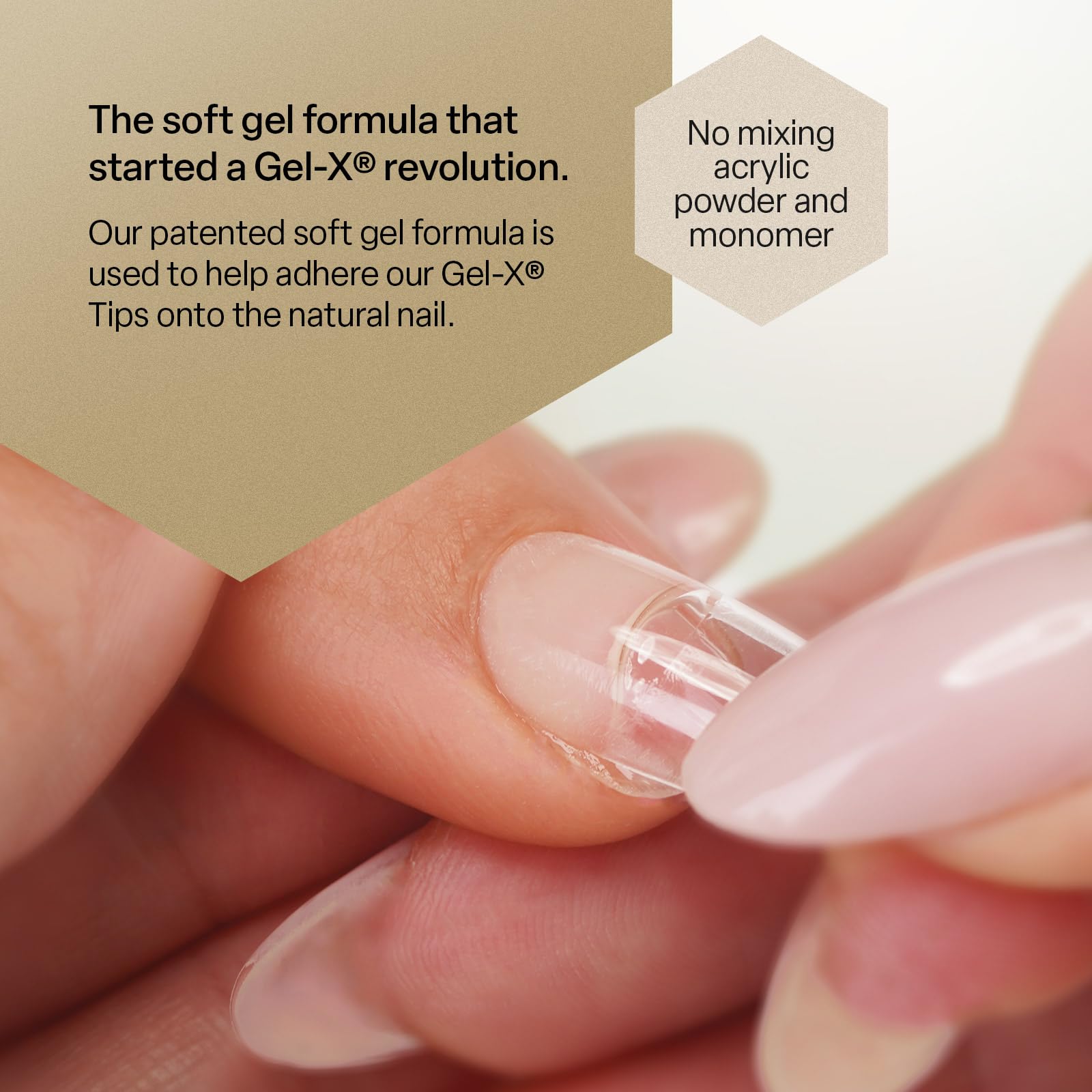 APRÉS textura del gel en gota mostrando consistencia flexible y manejable