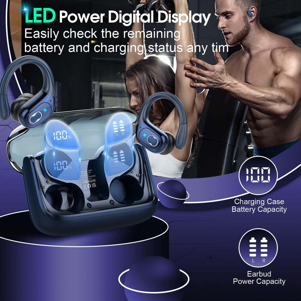 Aptkdoe charging case dual LED display visible for clear battery and charging information