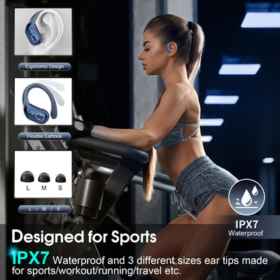 Aptkdoe TPU earhooks detail showing secure comfortable fit for active workouts