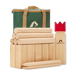 ApudArmis set vista frontal con piezas completas y bolsa, ideal para reuniones